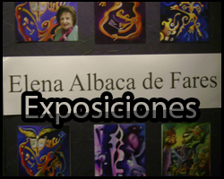 Link que nos lleva a la seccion de exposiciones que le hicieron a Elena Albaca de Fares